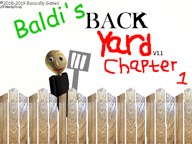 Games like Baldi's Back Yard! Chapter 1