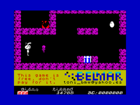 Belmar (ZX Spectrum 48K) + map + cheats Image