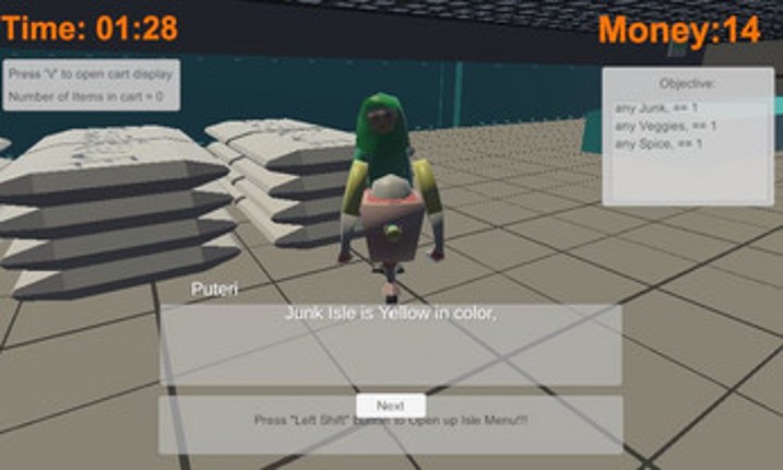 Roboto Shopping screenshot