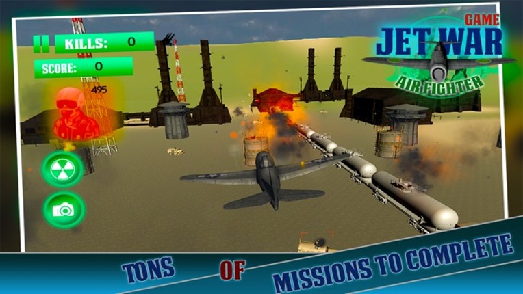 Jet Fighters 2016-Air Strike Navy Combat Shooting screenshot