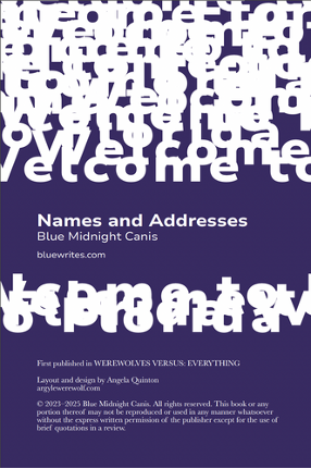 Names and Addresses screenshot
