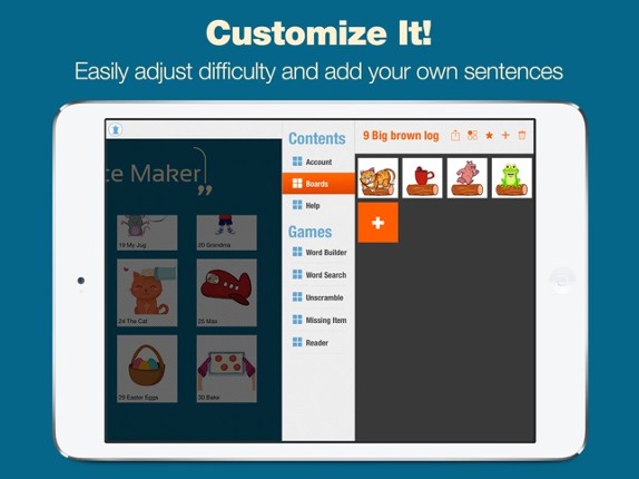 Simple Sentence Maker - Read and Build Your First Sentences Image