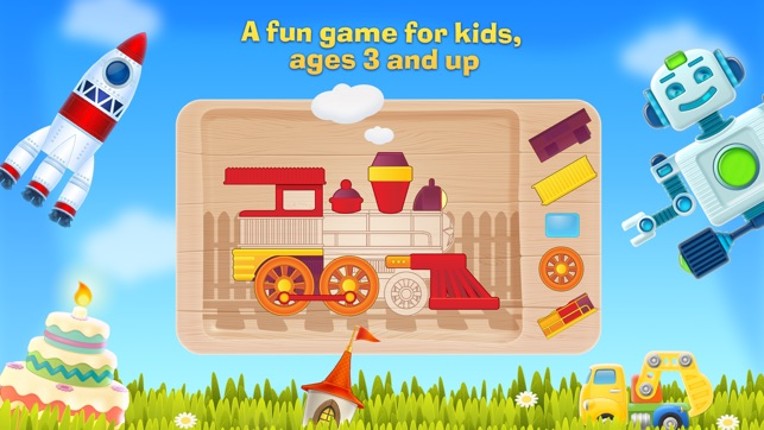 Tim the Fox - Puzzle - free preschool puzzle game screenshot