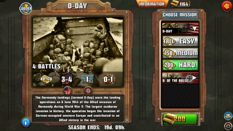 World War II: TCG screenshot