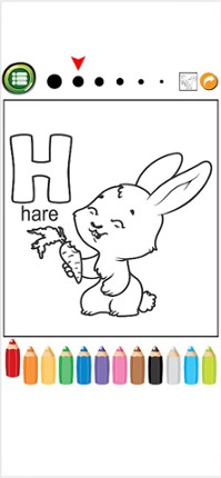 ABC Animals Phonics Coloring Image