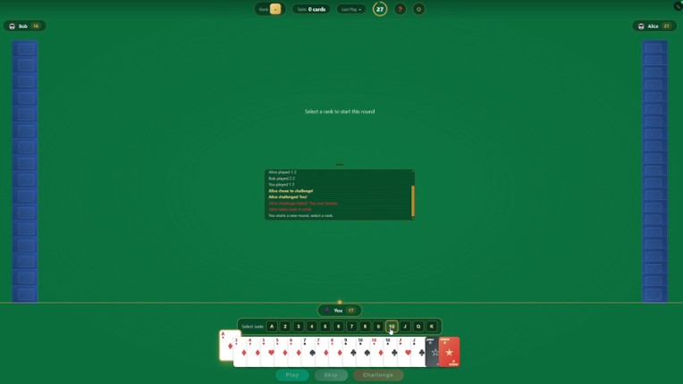Bluff Card Game Image