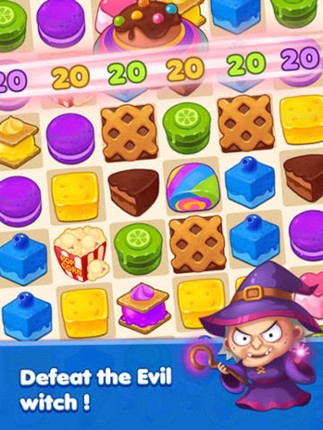 Candy Cake Boom - 3 match splash desserts puzzle game screenshot
