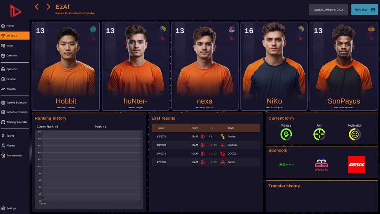 FPS Pro Team Manager Image
