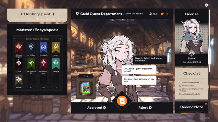 Galvatein : Adventurers' Guild screenshot