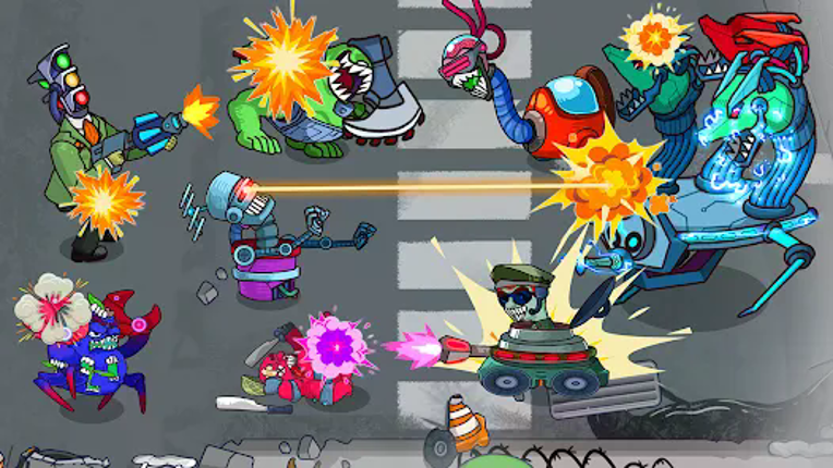 Merge Fight: Grim & Zombie War Image