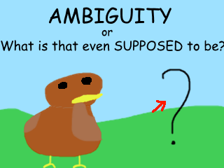 Games like AMBIGUITY, or: What is that even SUPPOSED to be?!