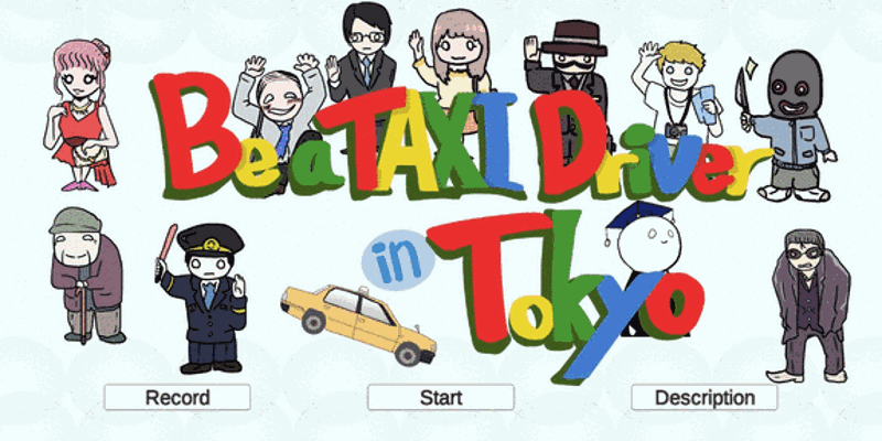 Be a Taxi Driver in Tokyo Game Cover