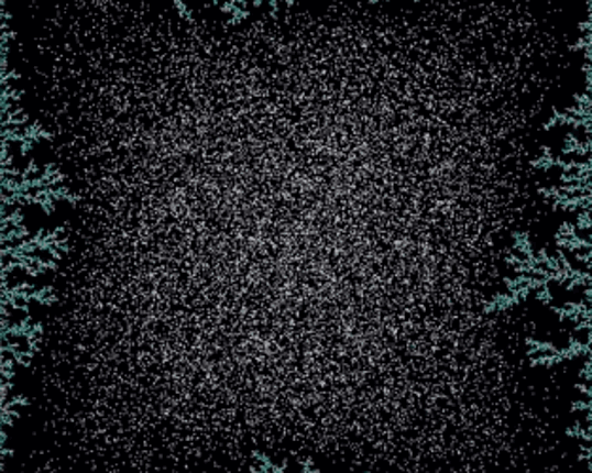 Diffusion Limited Aggregation #Exp 8 Image