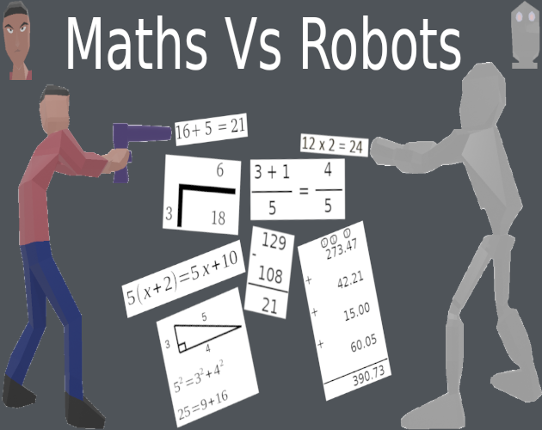 Maths Vs Robots Game Cover