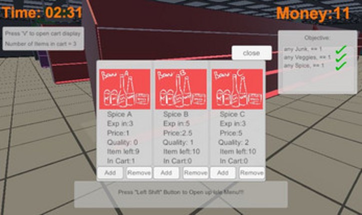 Roboto Shopping screenshot