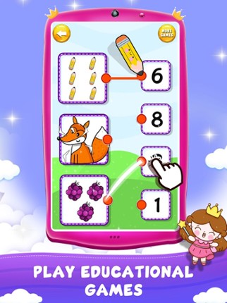 Girls Princess Phone Toy Games screenshot