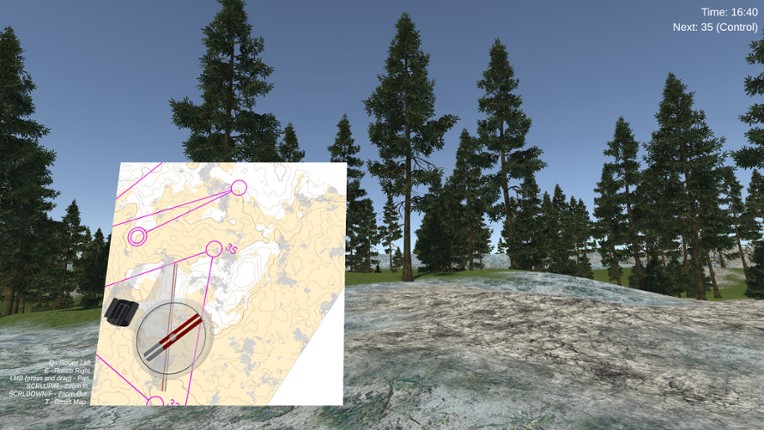 Infinite Orienteering: The Hiker's Path screenshot