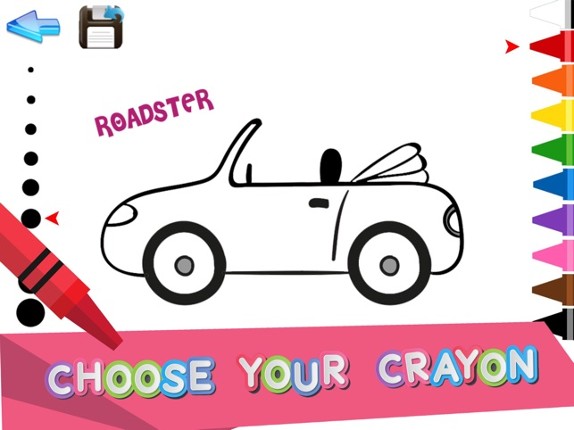 Mini Car Coloring - The painting car games Image