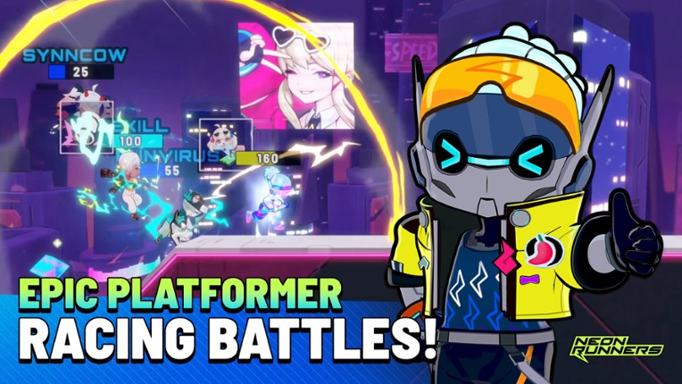 Neon Runners: Craft & Dash screenshot