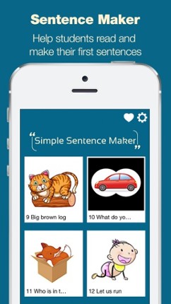 Simple Sentence Maker - Read and Build Your First Sentences screenshot
