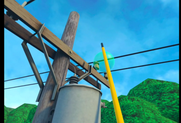 VR Bucket Truck Training with Haptic Feedback Vest screenshot