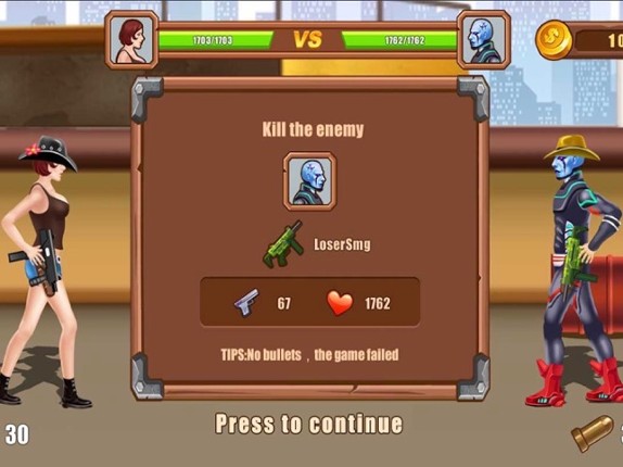 Western Cowboy Gun Fight Image