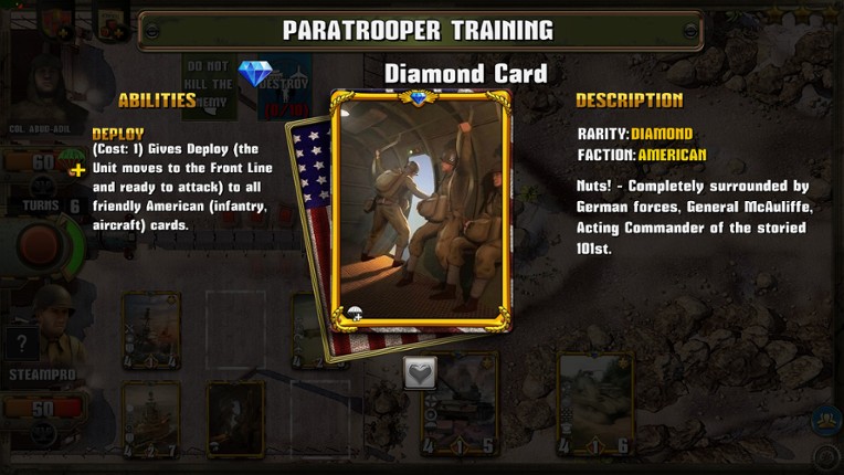 World War II: TCG screenshot