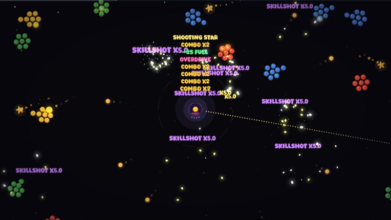 Bubble Shooter but In Space and Incremental Image