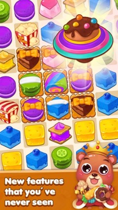 Candy Cake Boom - 3 match splash desserts puzzle game screenshot