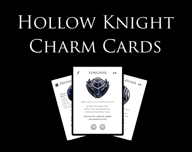 Games like Charm Cards for Hollow Knight