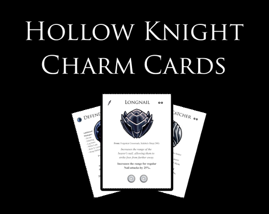 Charm Cards for Hollow Knight Image