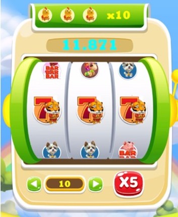 Chinese Poker: Animal Slot screenshot