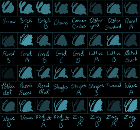 Dithering brushes for PaintToolSai screenshot