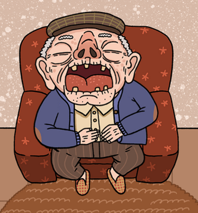 Don't Disturb Your Grandpa! Image