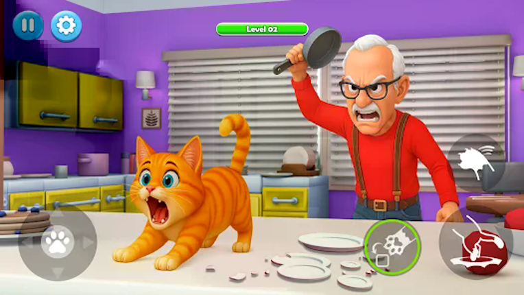 Angry Grandpa: Cat Simulator Image