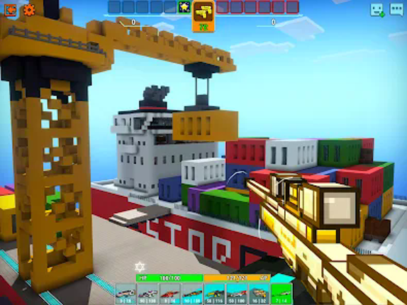 Cops N Robbers:Pixel Craft Gun screenshot