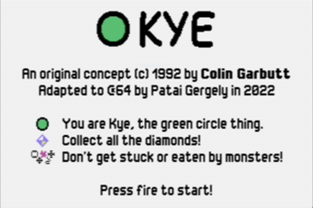 Kye for C64 Image