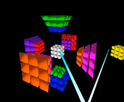 Rubik's Cube And Hypercube [VR] Image