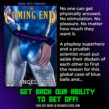 The Coming End: A Gay Superhero Romance Novel screenshot