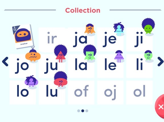 Montessori French Syllables - learn to read French words in a fun lab setting screenshot