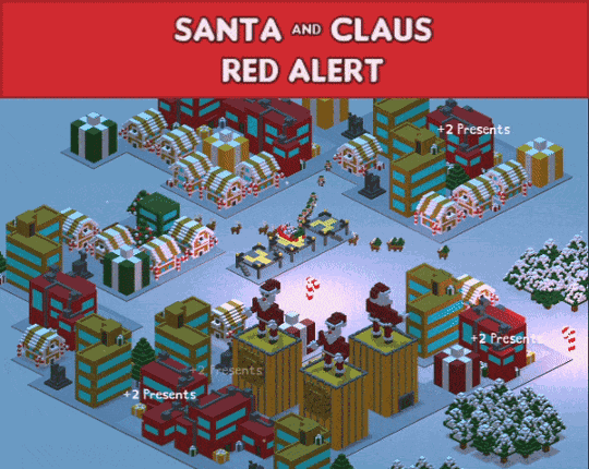 Santa & Claus: Red Alert Game Cover