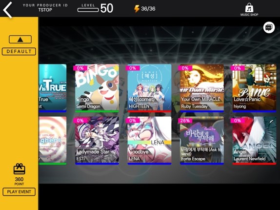 TAPSONIC TOP - Music Game screenshot