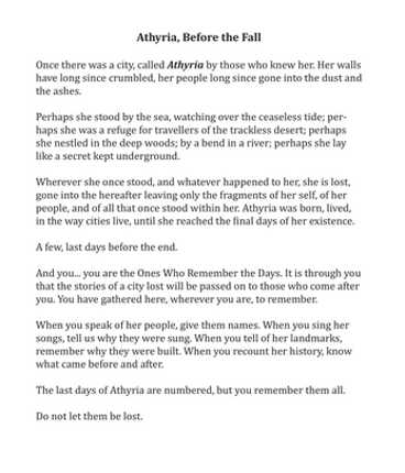 The Last Days of Athyria Before the Fall Image