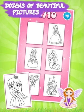 Best coloring book - Princess screenshot