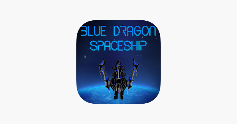 Blue Dragon Spaceship Alein Galaxy War Image