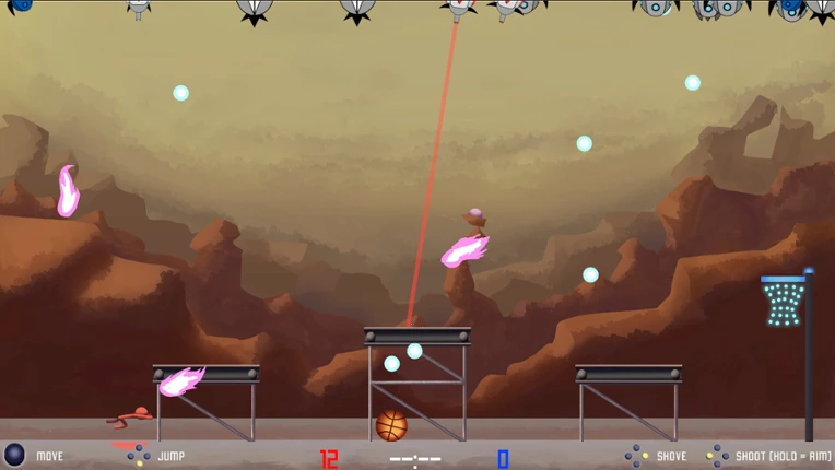 Bullet Barrage Basketball Image