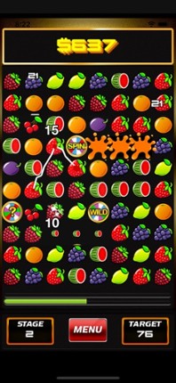Fruit Salad Match 3 Slots screenshot