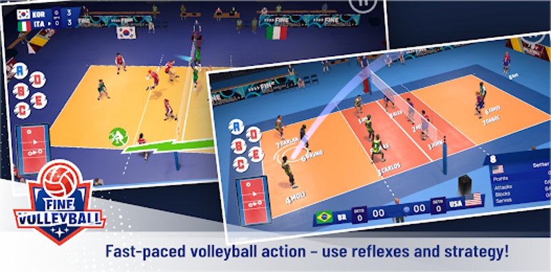 Fine Volleyball screenshot