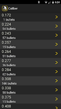 Kestrel LiNK® Ballistics screenshot