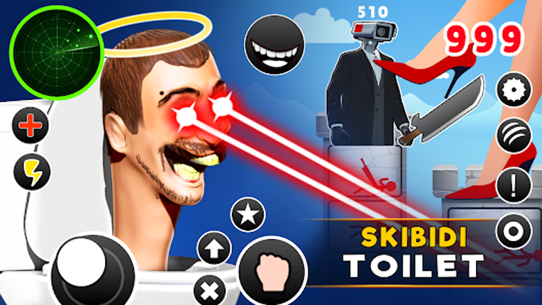 Superhero Stickman: skibidi screenshot